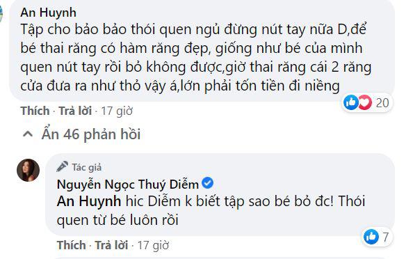 Thúy Diễm khoe ảnh ôm con trai nằm ngủ, mọi người thấy thói quen chưa tốt của bé - 4