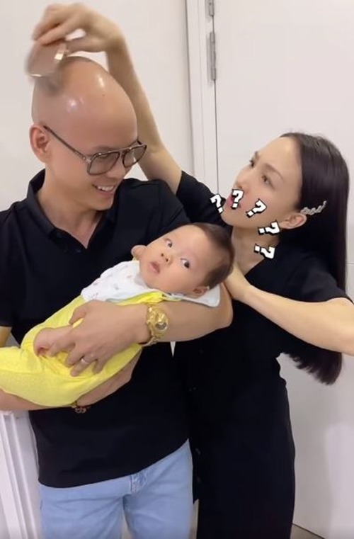 Phan Đinh Tùng cưới vợ mỹ nhân, con trai sinh ra tóc dày khác hẳn gen bố - 4