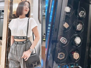 Thời trang - Lệ Quyên khoe chiếc tủ đồng hồ nhỏ nhắn nhưng ai nấy đều choáng ngợp bởi sự giàu sang