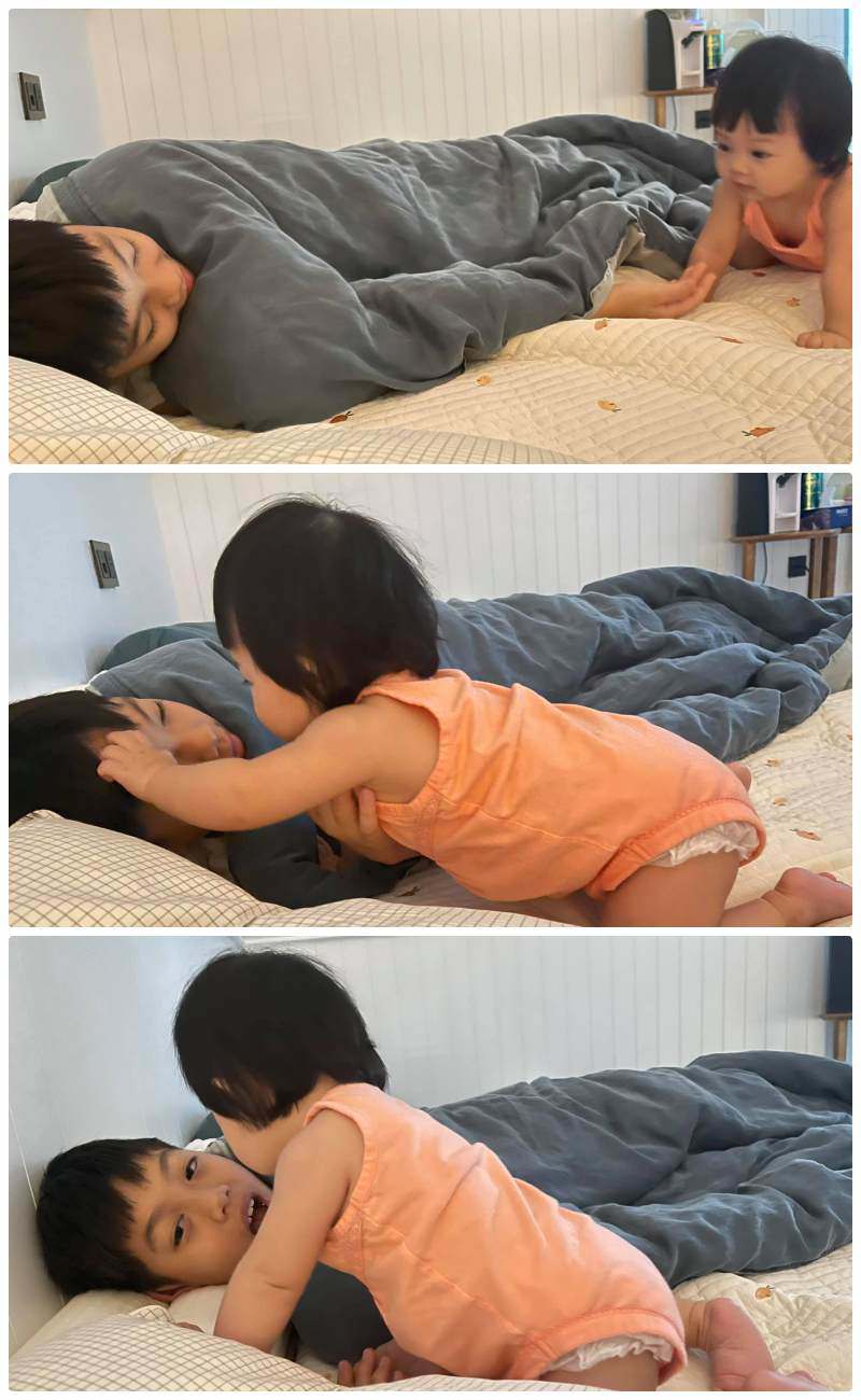 Đàm Thu Trang đăng cảnh tượng Cường Đôla trên giường: Ngủ cùng Subeo thì bị Suchin phá - 8