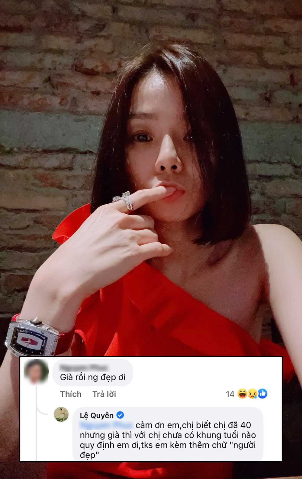 Từ sau khi công khai yêu tình trẻ, Lệ Quyên hết bị chê amp;#34;già rồiamp;#34; tới tạo dáng phản cảm - 3