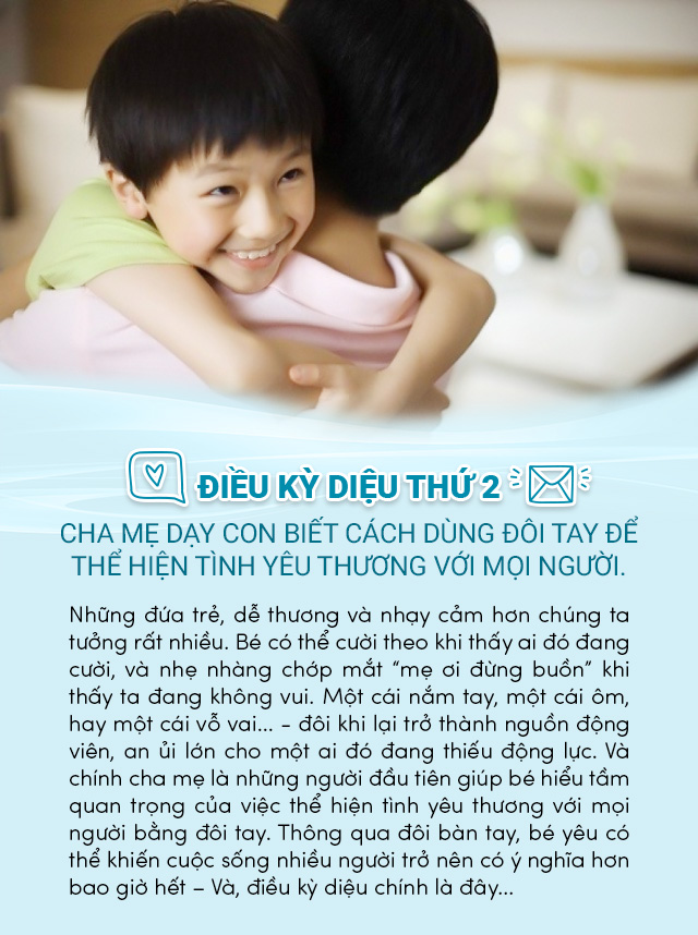 Những điều kỳ diệu dành cho con từ đôi bàn tay của cha mẹ - 2