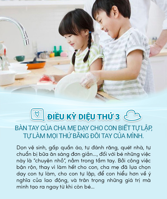 Những điều kỳ diệu dành cho con từ đôi bàn tay của cha mẹ - 3