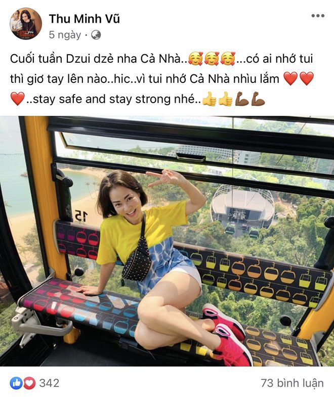 Sao Việt 24h: Cuộc sống của Thu Minh và chồng con khi bị amp;#34;mắc kẹtamp;#34; ở Singapore nhiều tháng - 8