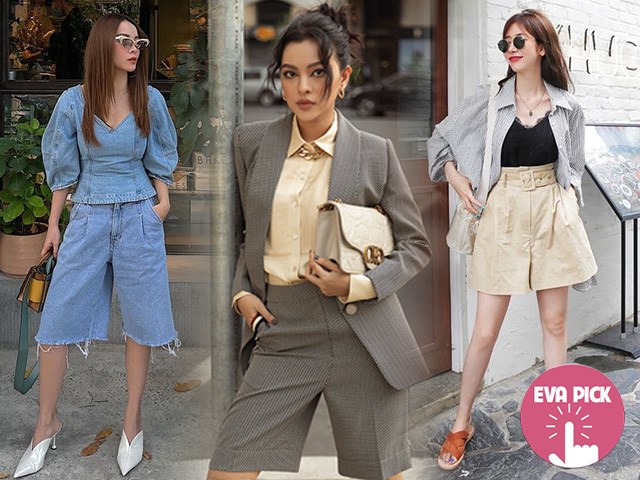 Eva Pick: 9 cách diện quần short kéo chân, mặc đi làm hay đi chơi vừa đẹp vừa mát