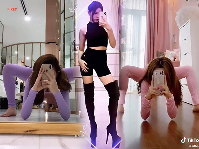 Sao Việt bắt trend Tik Tok đọ độ dẻo dai, nhìn như phim kinh dị nhưng khó ra trò