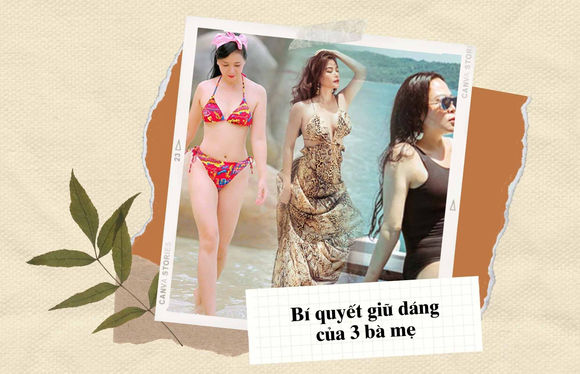 Khi những cặp mẹ con hot nhất Vbiz amp;#34;đọ dángamp;#34; cùng bikini: Gừng càng già càng cay! - 17