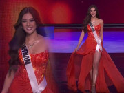 Thời trang - Miss Universe: Khánh Vân toả sáng rực rỡ với váy dạ hội, khoe hình thể chuẩn chỉnh