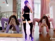 Làm đẹp - Sao Việt "bắt trend” Tik Tok đọ độ dẻo dai, nhìn như phim kinh dị nhưng khó ra trò