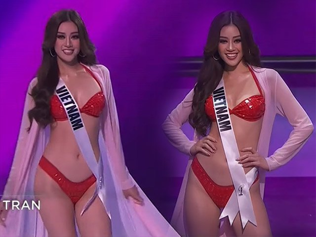 Miss Universe: Khánh Vân toả sáng rực rỡ với váy dạ hội, khoe hình thể chuẩn chỉnh - 3