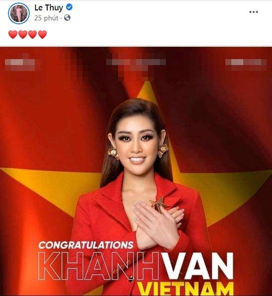 Sao Việt người bức xúc, người động viên khi Khánh Vân trượt Top 10 Miss Universe 2020 - 11