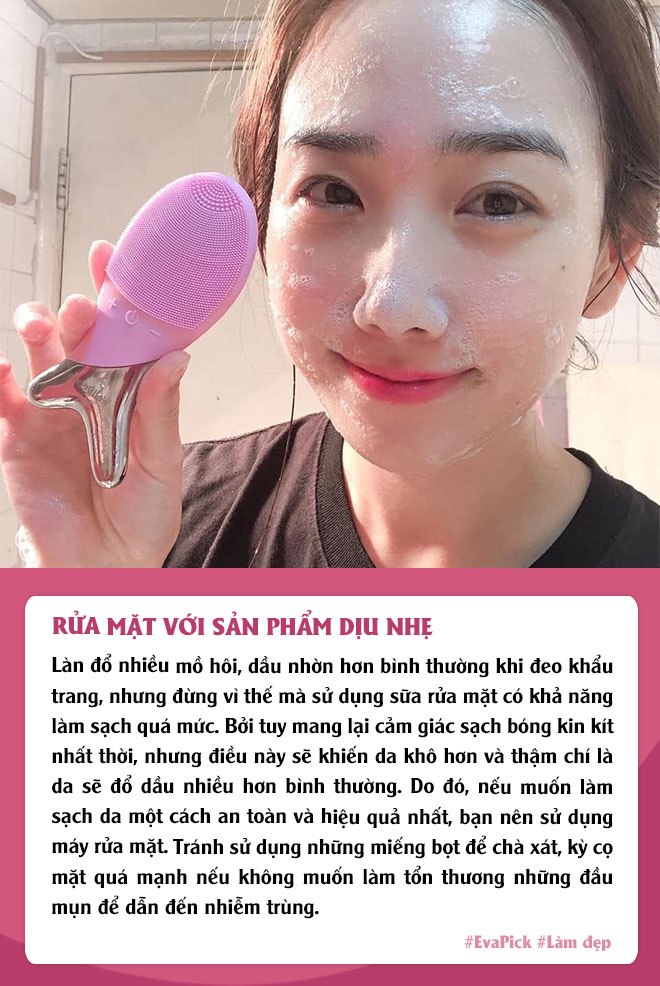 Eva Pick: Mụn mọc thành chùm khi đeo khẩu trang, chắc hẳn nàng đã mắc 4 sai lầm sau - 9