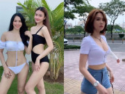 Làm mẹ - Bà mẹ U40 như bản sao Ngọc Trinh, đi với con gái gây nhầm lẫn, không biết ai là mẹ