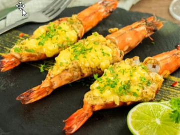 Cách làm tôm nướng phô mai thơm ngon béo ngậy ăn mãi không ngán