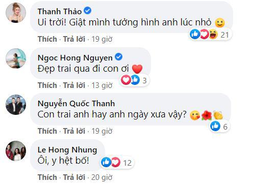 Con trai Jennifer Phạm giờ quá khác, dàn sao Việt nhìn Bảo Nam tưởng Quang Dũng lúc nhỏ - 3