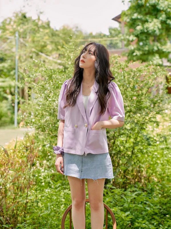 Kiểu áo blazer mát mẻ được hội sành mặc diện ầm ầm, phối đồ kiểu gì cũng chuẩn thanh lịch - 16
