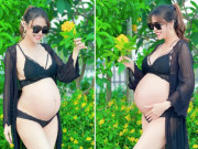 Bà bầu - Hậu lùm xùm tố "bố em bé" bội bạc, Quế Vân tung ảnh bầu 8 tháng đẹp mướt mắt