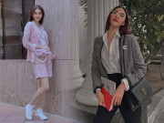 Thời trang - "Lên đồ" đơn giản vừa đi làm vừa đi chơi, mẹ bỉm Lan Khuê dát cả mớ hàng hiệu
