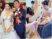 Làm mẹ - Cô dâu Hậu Giang đeo 30 cây vàng trong đám cưới, giờ làm mẹ cả ngày loay hoay bỉm sữa