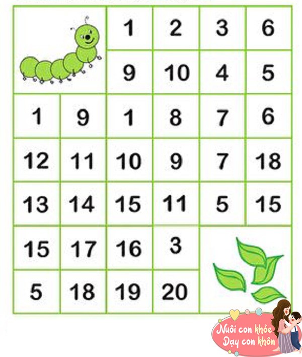 Top 11 bài “Mê cung toán học” chơi dễ dàng, giúp bé 3-6 tuổi học toán ở nhà - 3