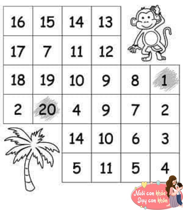 Top 11 bài “Mê cung toán học” chơi dễ dàng, giúp bé 3-6 tuổi học toán ở nhà - 9