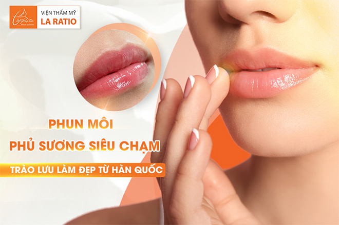 Phun môi phủ sương siêu chạm - trào lưu làm đẹp từ Hàn Quốc - 1