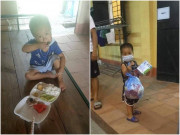 Tin tức - Xót xa bé 3 tuổi đi cách ly một mình, lủi thủi ăn suất cơm khiến ai cũng nghẹn ngào