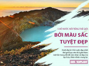 Xem ăn chơi - 5 hồ nước nổi tiếng thế giới nhờ những màu sắc tuyệt đẹp