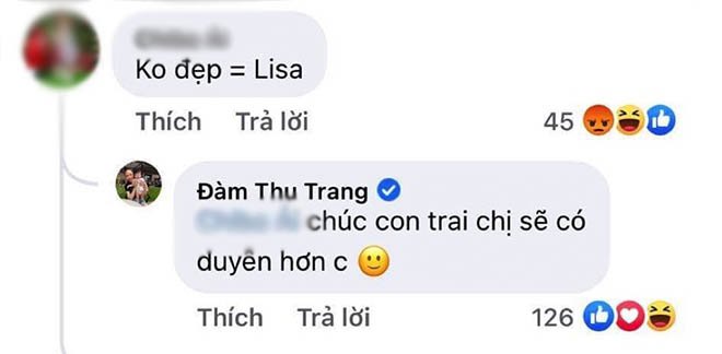 Đàm Thu Trang đáp trả, không bỏ qua cho người so sánh con gái với Lisa nhà Hồ Ngọc Hà - 4
