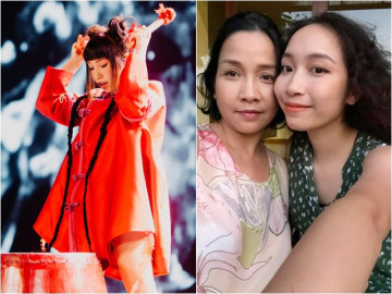 Mỹ Linh bật khóc khi nhận được số tiền con gái chuyển khoản