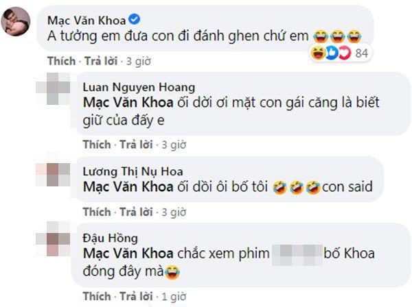 Bố danh hài nhưng mặt con amp;#34;tưởng đi đánh ghenamp;#34;, Mạc Văn Khoa vất vả dạy ái nữ tập cười - 5