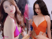 Thời trang - Ngọc Trinh diện bikini xẻ sâu hút nhưng vòng một lại “bay màu”