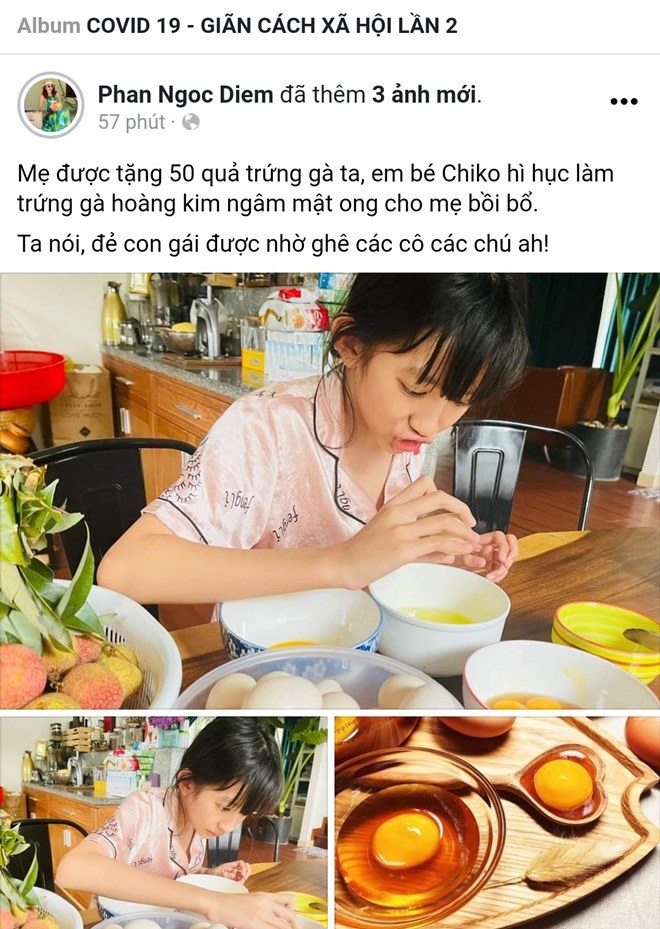 Sài Gòn giãn cách: Lê Phương, Bảo Thy được chồng phục vụ, Lan Khuê nấu 3 bữa tắm 4 lần - 16