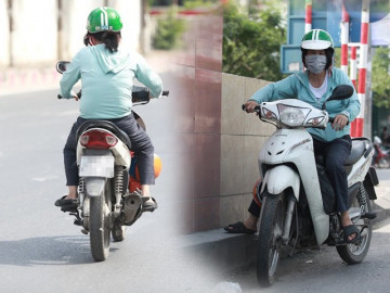 Những nữ shipper, xe ôm giữa nắng nóng hơn 40°C: “Say nắng vật vã vẫn phải dắt xe đi làm”