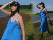 Thời trang - Thoạt nhìn tưởng cô nông dân nào ngoài đồng, hoá ra là siêu mẫu Thanh Hằng