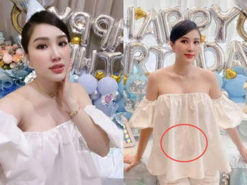 Bảo Thy khoe chồng làm điều lãng mạn nhưng fan lại soi vòng 2 khác lạ của cô