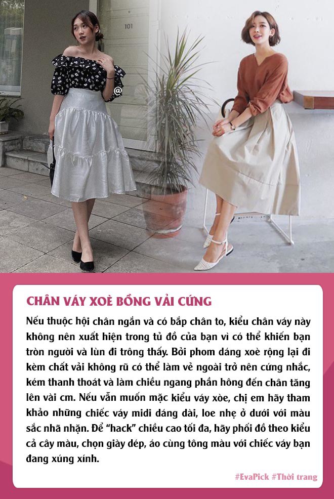 Eva Pick: Những lỗi diện đồ làm nàng trông lùn một mẫu và to ngang, đang 50kg nhảy vọt 55kg - 6