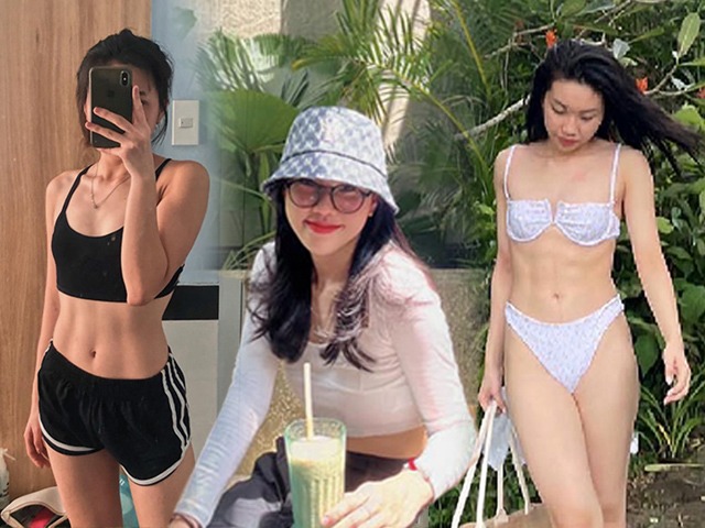 Sắm đơn sơ chỉ vài dụng cụ tập tại nhà, cô sinh viên năm cuối múi bụng cuồn cuộn