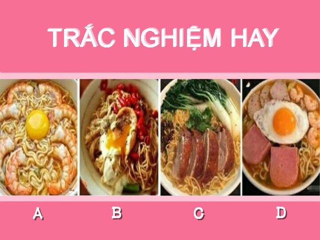 Bạn sẽ chọn tô mì nào khi đói? Câu trả lời tiết lộ may mắn sắp đến 