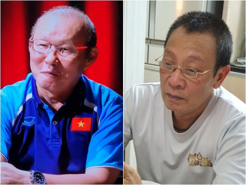 MC Lại Văn Sâm viết về HLV Park Hang Seo, con trai bình luận làm nhiều người bật cười
