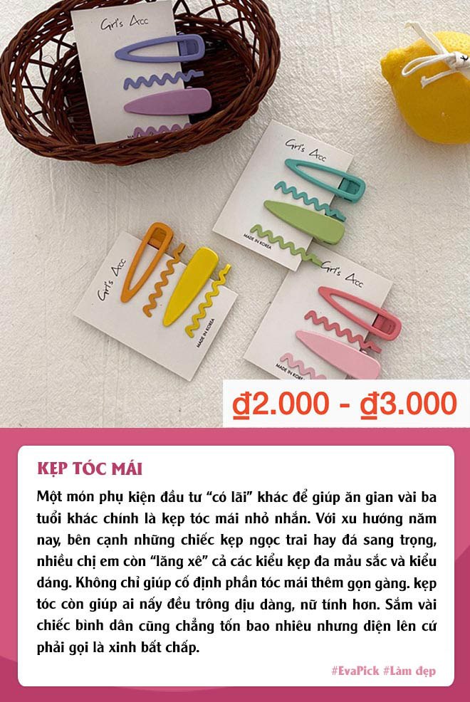 Eva Pick: Móc ví chưa đến 10K sắm đủ loại kẹp cài, nàng có ngay mái tóc vừa mát vừa xinh - 8