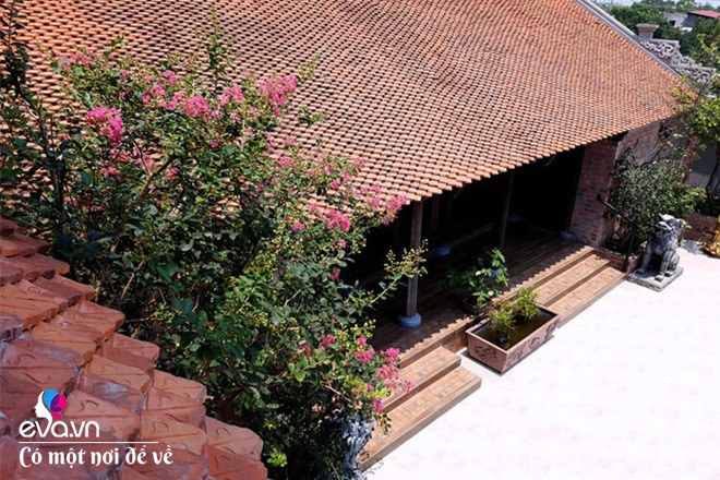 Mãn nhãn nhà “tân cổ” ở Hà Nội, trên nền biệt thự 460m2 là nhà cổ trăm tuổi - 9
