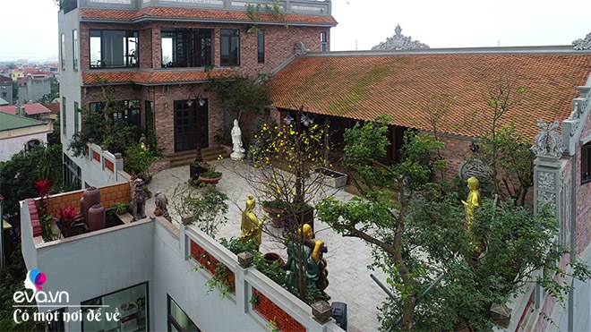 Mãn nhãn nhà “tân cổ” ở Hà Nội, trên nền biệt thự 460m2 là nhà cổ trăm tuổi - 16
