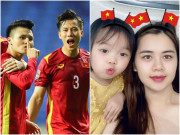 Làm mẹ - Hoa khôi ĐH Vinh nóng bỏng ôm con thức đêm cổ vũ đội trưởng tuyển Việt Nam trong trận Indonesia