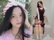 Làm đẹp - Cô gái 18 tuổi thi Hoa hậu Hoàn vũ, da trắng dáng xinh, vòng ba 93cm