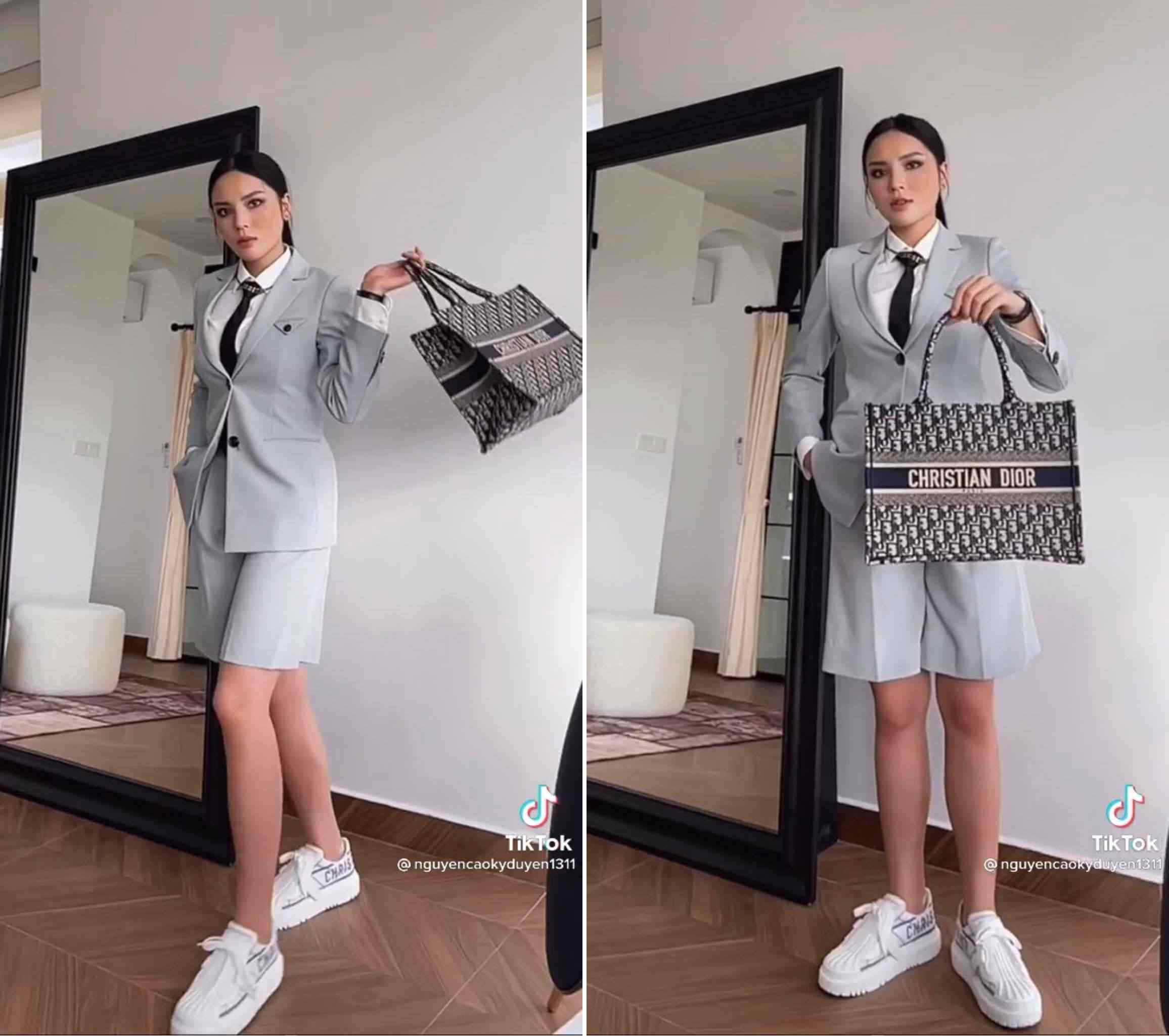 Kỳ Duyên amp;#34;phá đảoamp;#34; phong cách thời trang công sở chỉ với một item không ai nghĩ ra - 4
