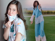 Thời trang - Đệ nhất mỹ nhân Thái ăn diện mùa dịch: Đồ bộ cũng hoá hàng hiệu, outfit nào cũng mát rượi