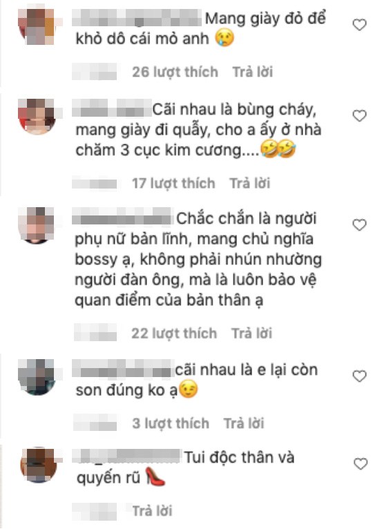 Hồ Ngọc Hà gây amp;#34;tranh cãiamp;#34; với gợi ý chọn đi giày đỏ khi vợ chồng xung đột - 9