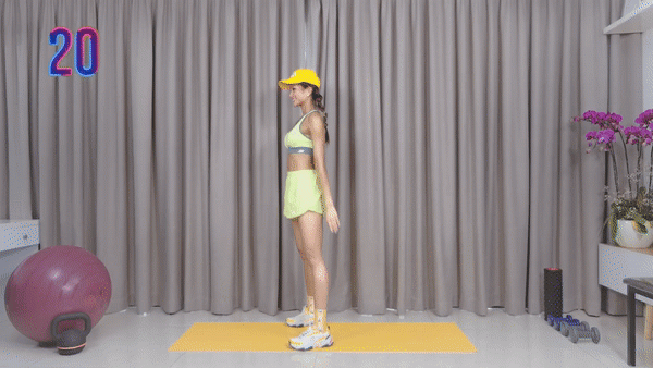 Tập cùng sao: H’Hen Niê amp;#34;thử tháchamp;#34; bạn vượt qua clip luyện full body ở nhà chống dịch - 13