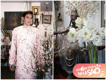 Nhà Celeb: Cháu trai gia tộc nức tiếng Việt Nam Lý Quí Khánh cắm hoa khắp nhà, ngắm mê mẩn